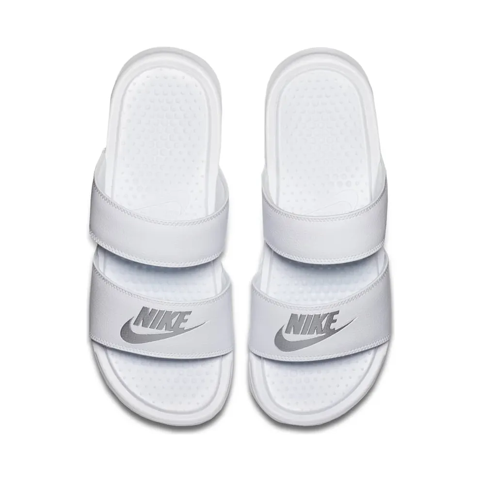 Nike Benassi Duo Ultra White Metallic Silver (W) White/Metallic Silver (819717-100)