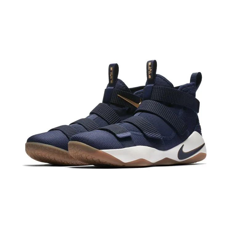 Nike LeBron Soldier 11 Cavs “Midnight Navy / Metallic Gold” (897644-402)