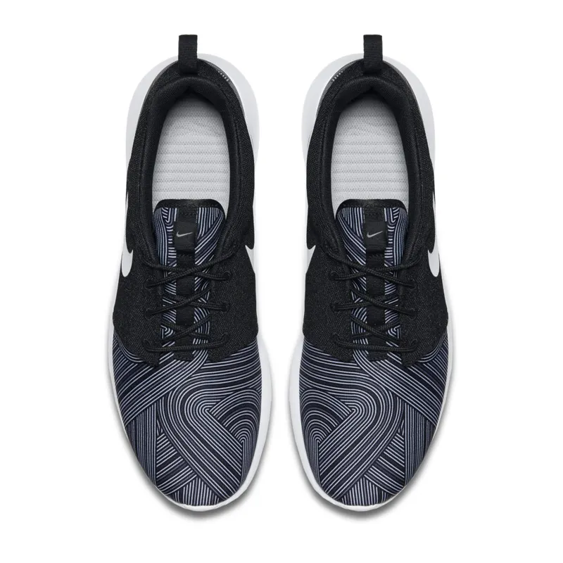 Nike Roshe One Print Black Black/White-Shark-Wolf Grey (655206-011)