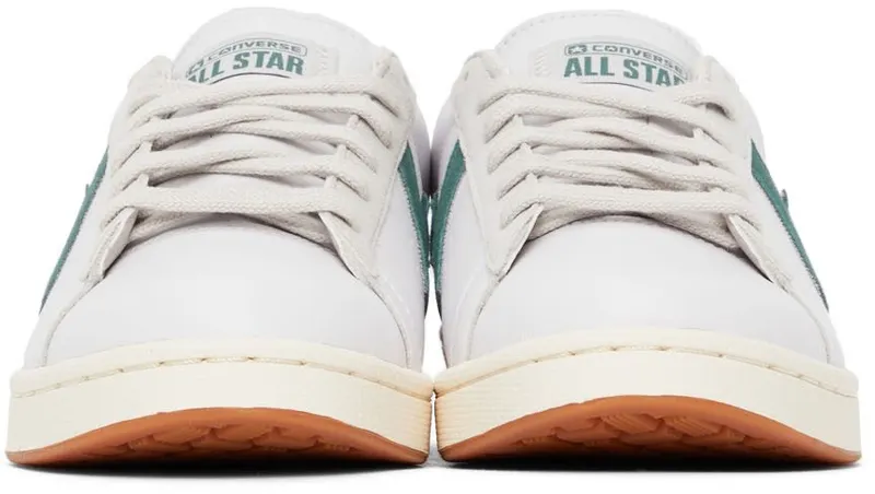 Converse Pro Leather Ox White / Forest Pine / Pale Putty (171317C)