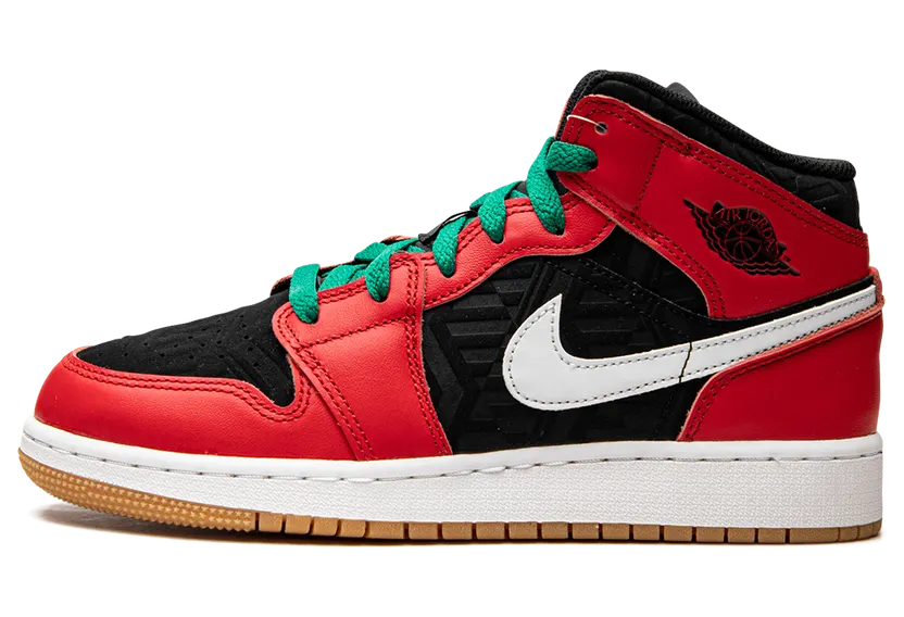 Jordan 1 Mid SE GS “Christmas” (DQ8418-006)