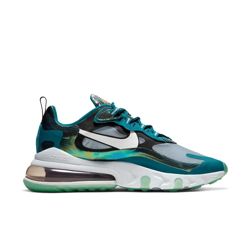 Nike Air Max 270 React Sea Green Sea Green/Black-White (CT2536-300)