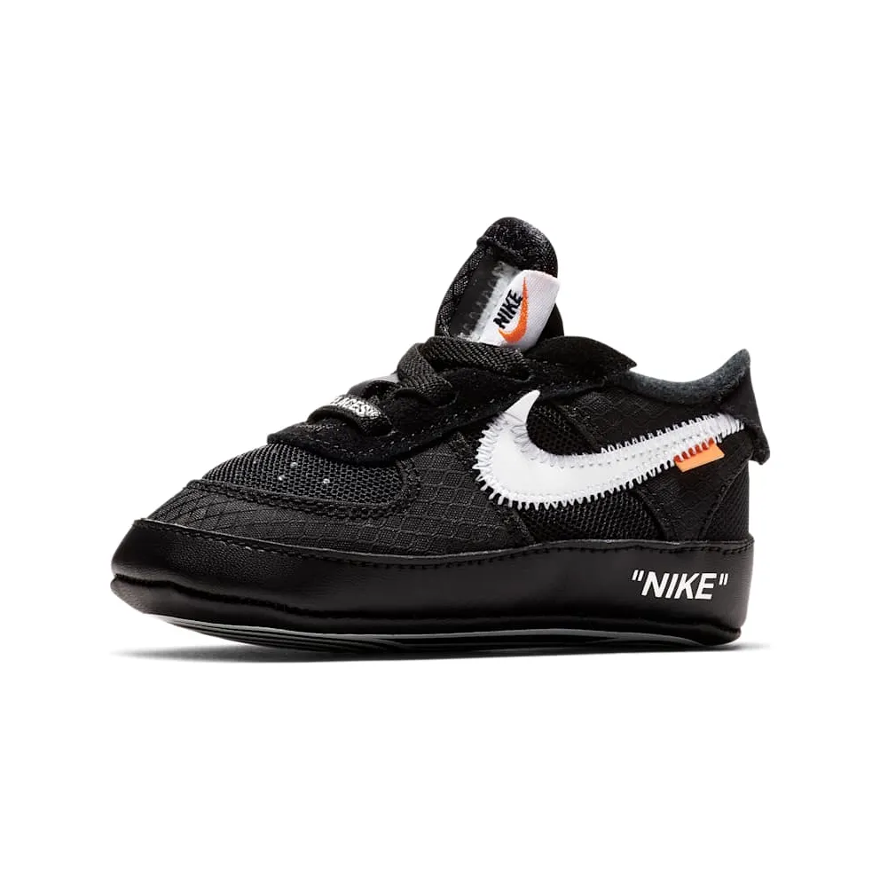 Nike x Off White Air Force 1 Low Black (Toddler) (2018) (BV0854-001)