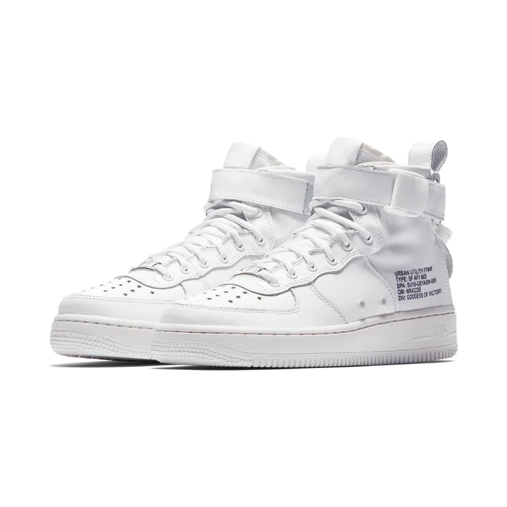 Nike SF Air Force 1 Mid White (AR0690-100)