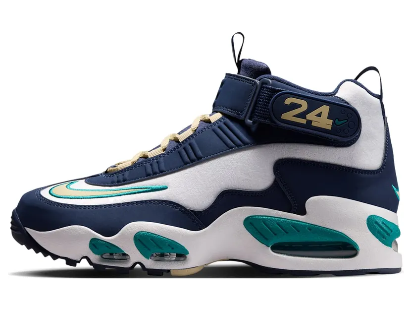 Nike Air Griffey Max 1 HBCU: cult-silhouet in navy en goud