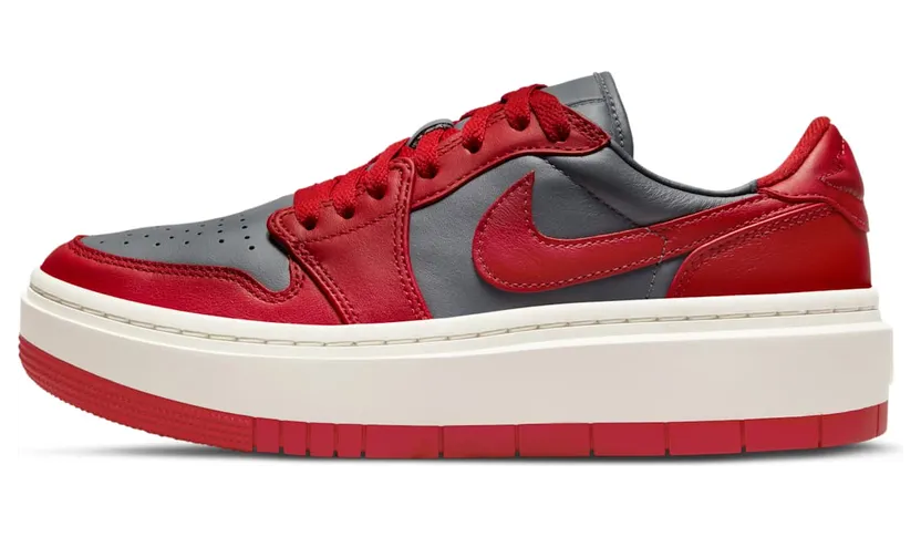 Air Jordan 1 Elevate Low “Dark Grey / Varsity Red-Sail” (DH7004006)