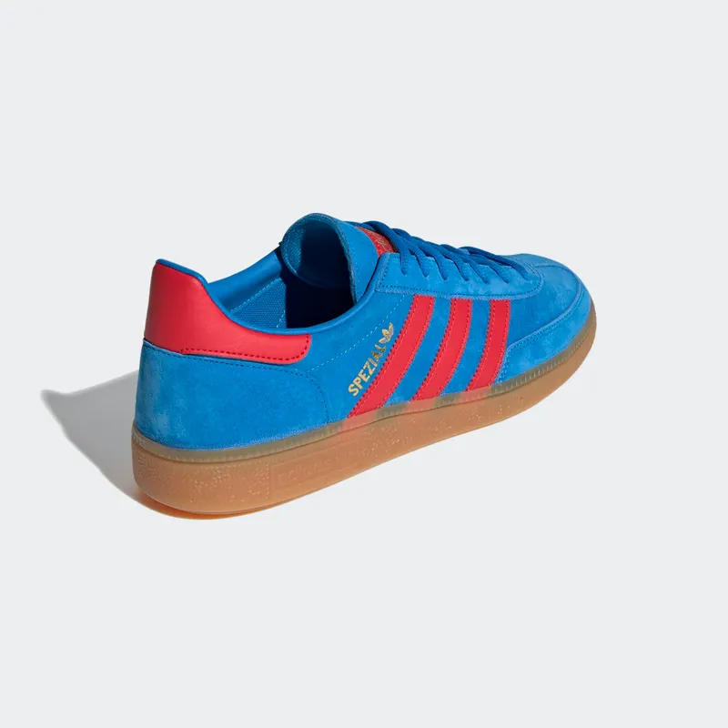 adidas Handball Spezial Bright Blue / Vivid Red / Gold Metallic (FX5675)