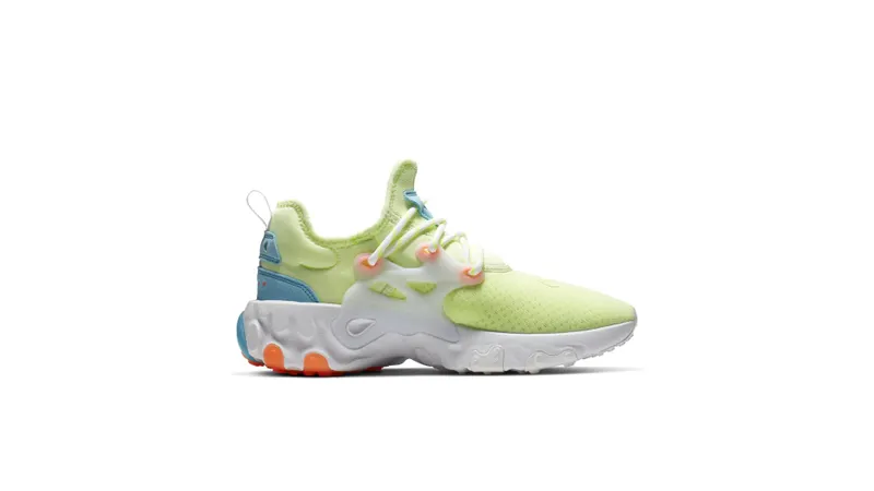Nike React Presto Barely Volt (W) Barely Volt/Hyper Crimson-Blue Gaze-Volt-White (CD9015-700)
