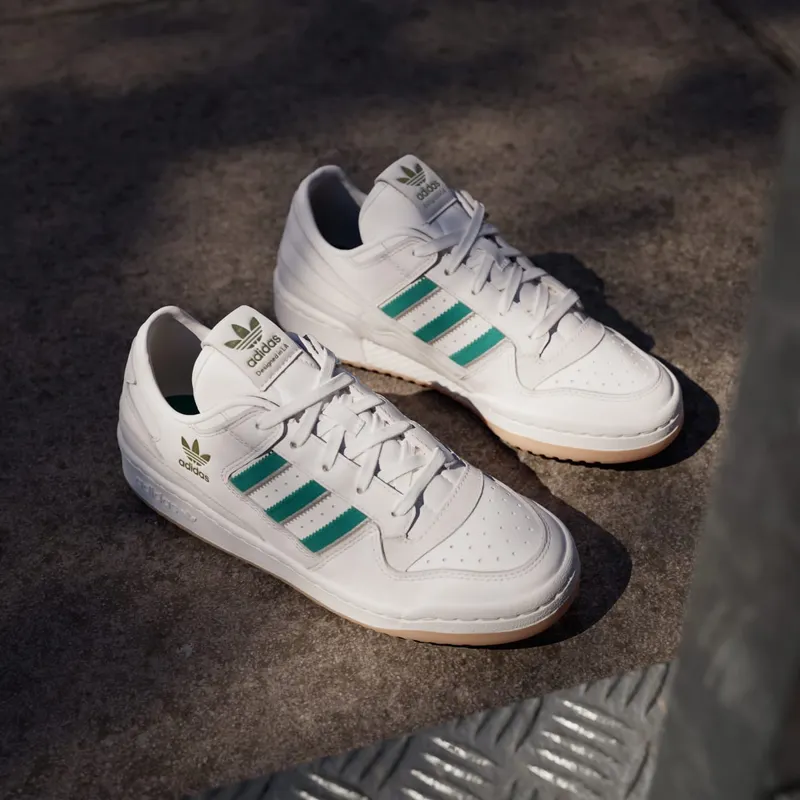 adidas Forum Low CL Cloud White Active Green Sandy Pink (IF7220)