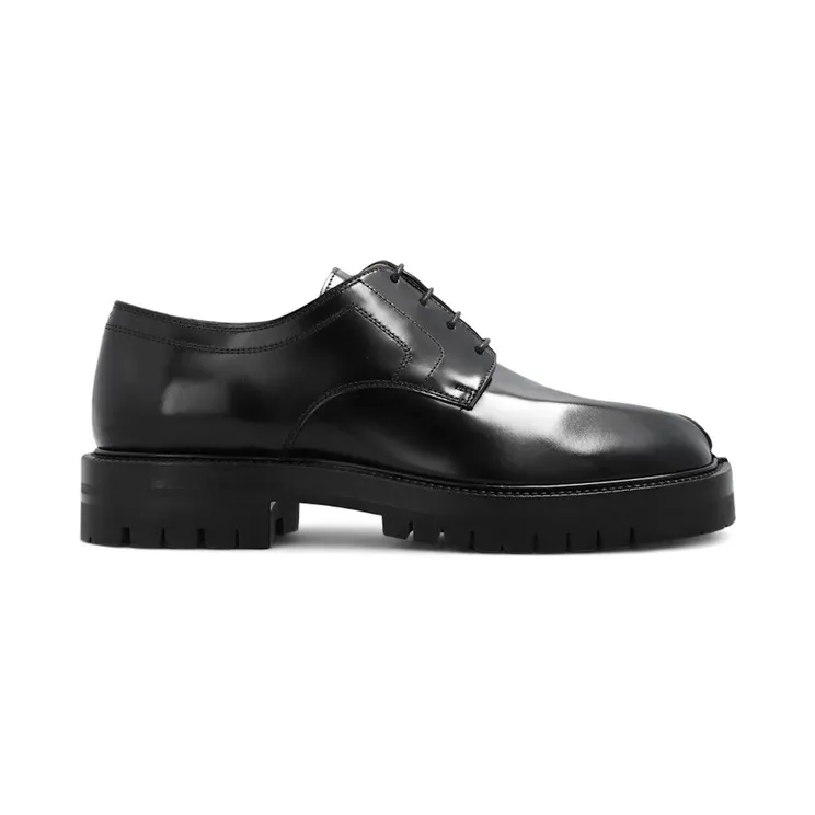 Maison Margiela Leather Tabi Lace-Ups Black (S58WQ0134 P3827 H8396)