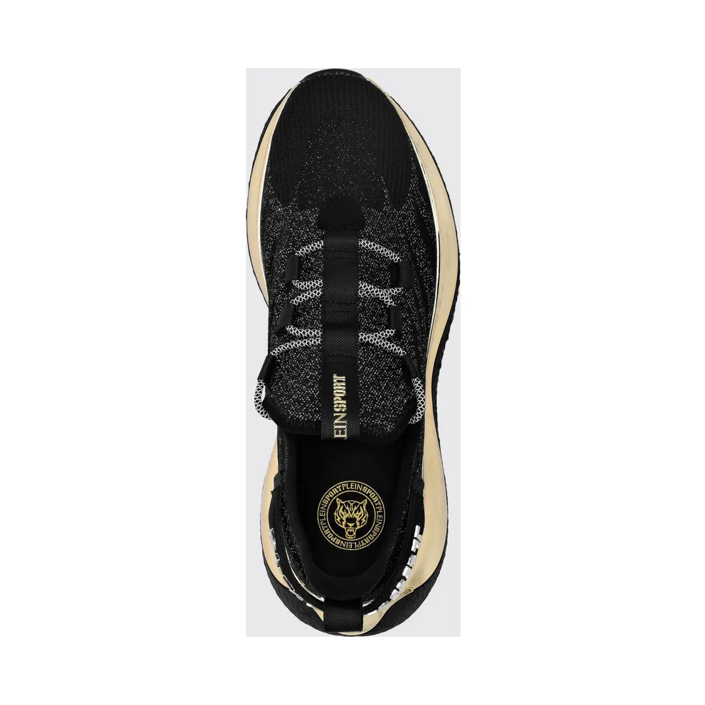 Plein Sport The Iron Tiger Gen. X.02 Knit with a Chunky Sole Black 1 (SACSUSC0429STE003N0294)