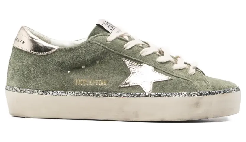 Golden Goose Hi Star Sneakers aus Wildleder – Grün (GWF00118F008126)