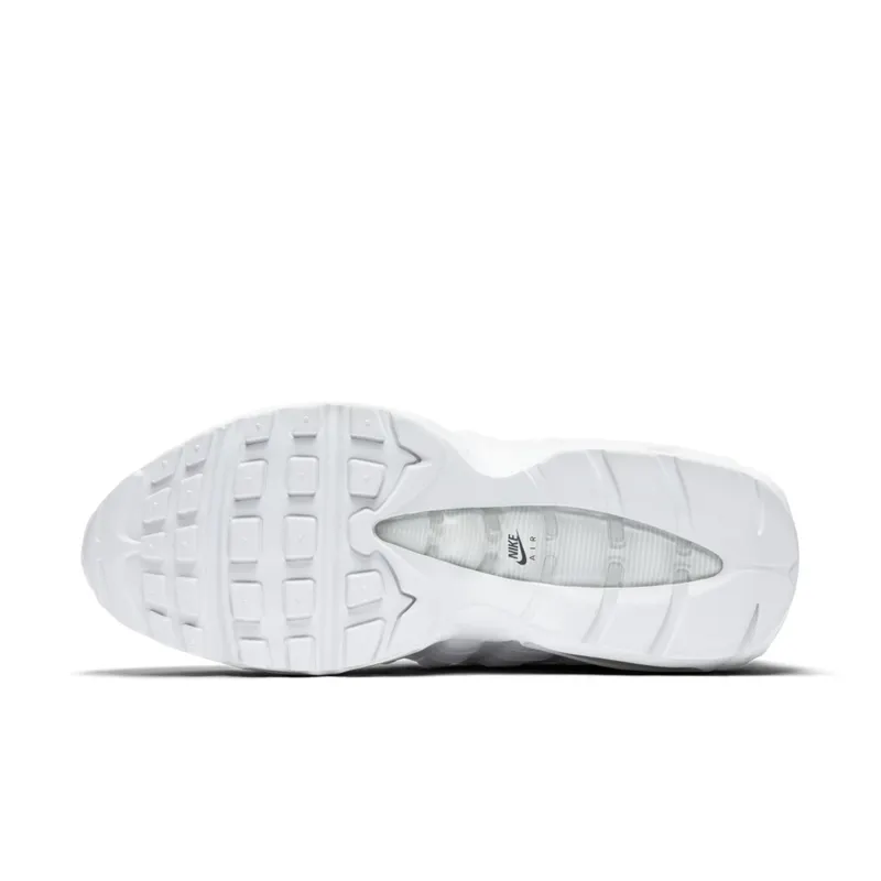 Nike Air Max 95 Triple White 2017 (W) White/White-Pure Platinum (307960-104)