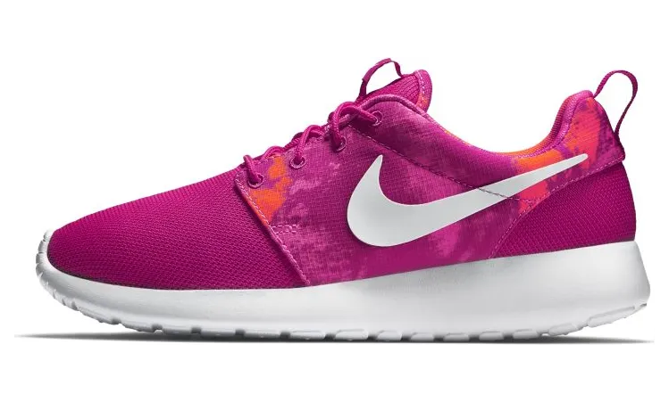 Nike Rosherun Print Fireberry White (W)