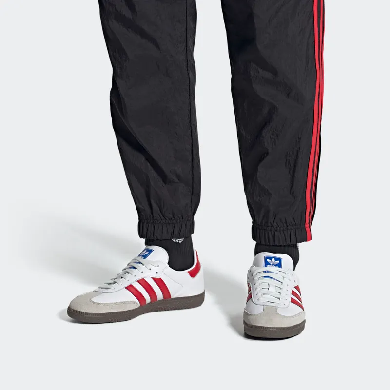 adidas Samba OG White / Better Scarlet / Gum 5 (IG1025)