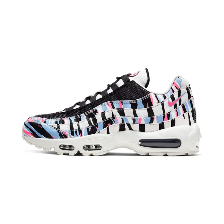 Nike Air Max 95 ‘South Korea’ “Summit White / Royal Tint / Racer Pink / Black” (CW2359-100)