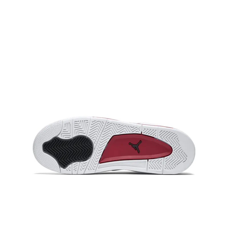 Jordan 4 Retro Alternate 89 (GS) White/Black-Gym Red (408452-106)