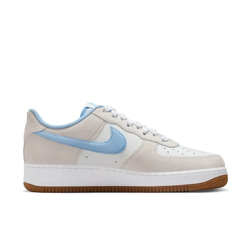 Nike Air Force 1 Low ’07 LV8 “Photon Dust White Gum Medium Brown Psychic Blue” (IB6388-002)