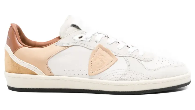 Philippe Model Paris Sneakers mit Wildledereinsätzen – Nude (PGLUVDD01)