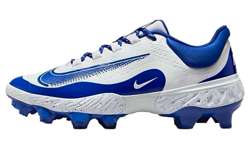 Nike Alpha Huarache Elite 4 Low MCS “White Hyper Royal” (FD6255-106)