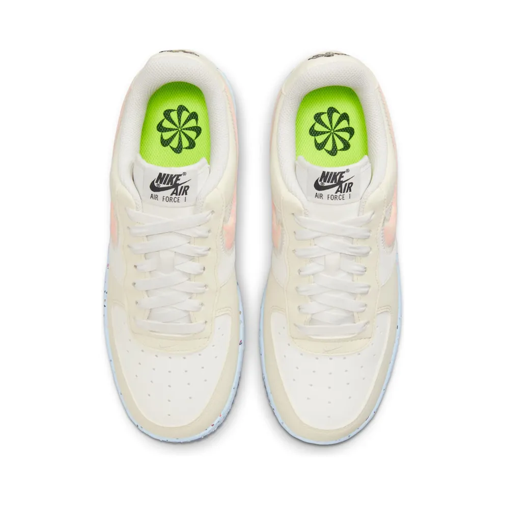 Nike Air Force 1 Low Crater Sail Total Orange Ice Blue (DH0927-100)