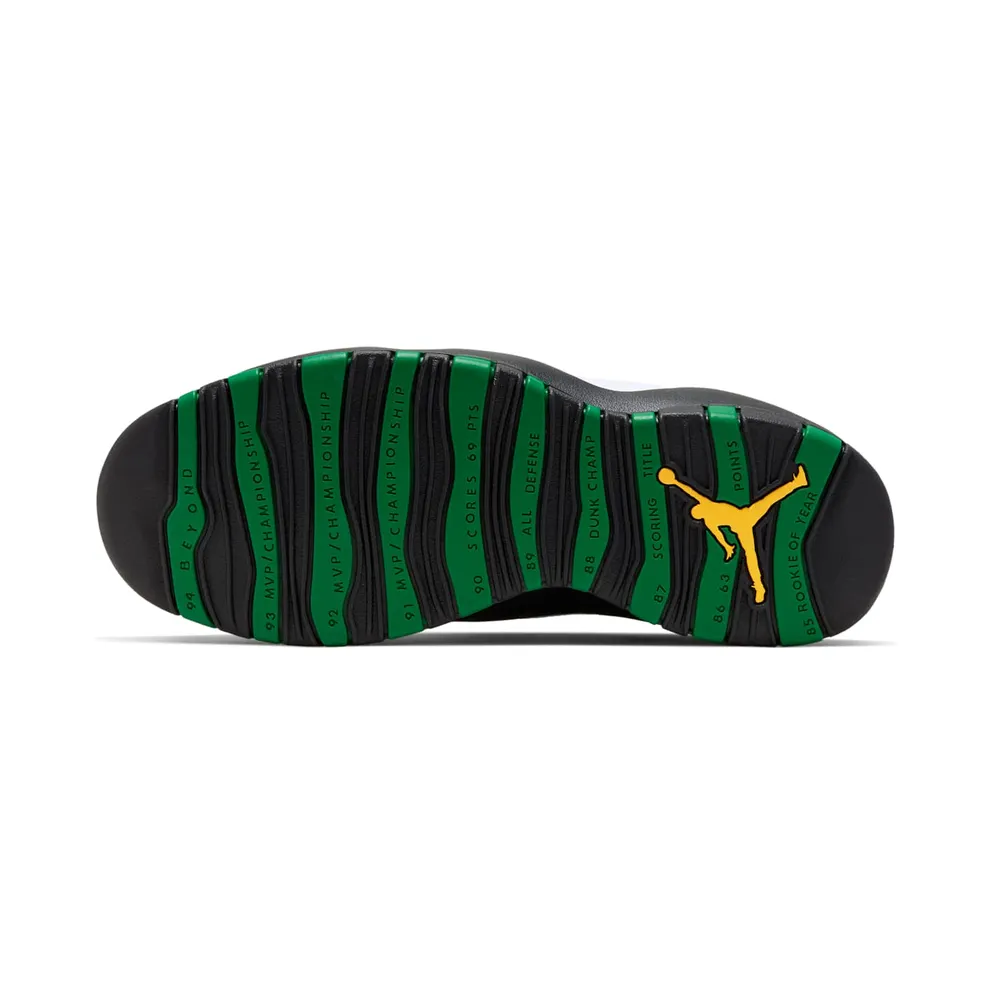 Jordan 10 Retro Seattle White/Black-Green-Yellow (310805-137)