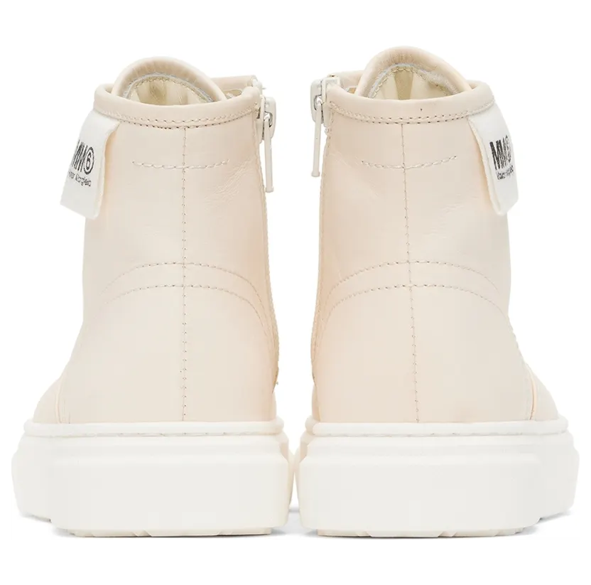 MM6 Maison Margiela Kids Black Lace-Up Sneakers (72065) (2)