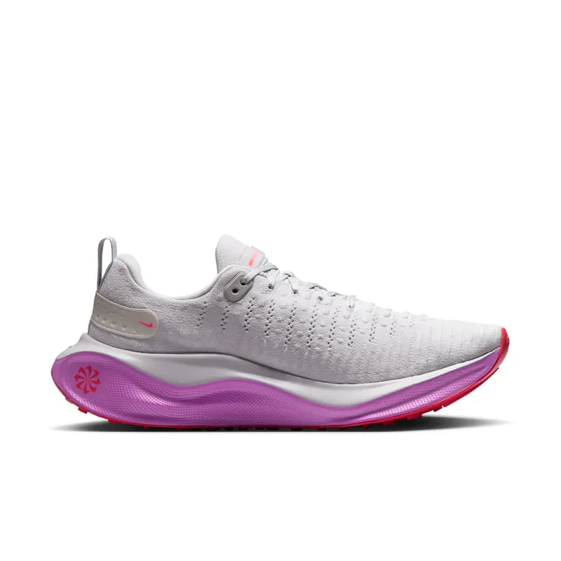 Nike React Infinity Run 4 “Vast Grey Hyper Violet Bright Crimson” (DR2665-011)