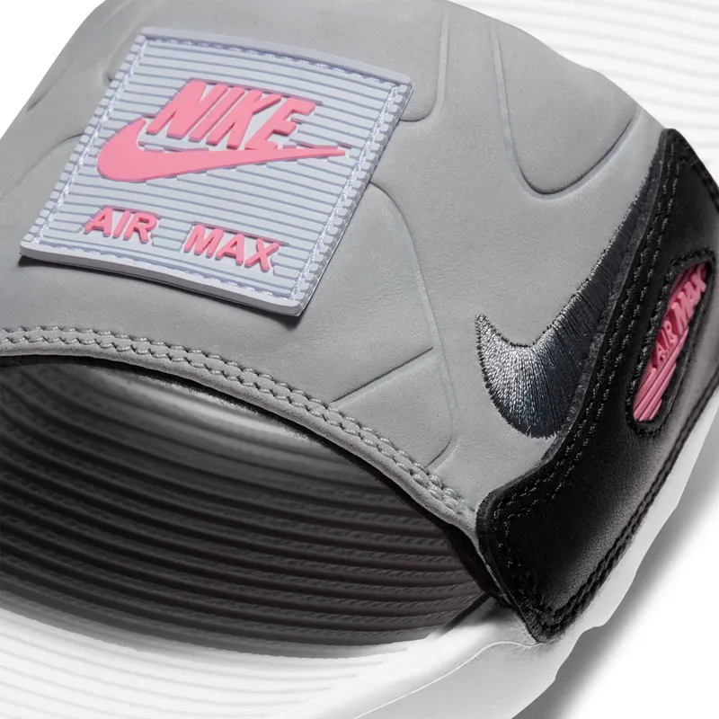 Nike Air Max 90 Slide White Rose Cool Grey (W) White/Rose-Pure Platinum-Cool Grey (CT5241-100)