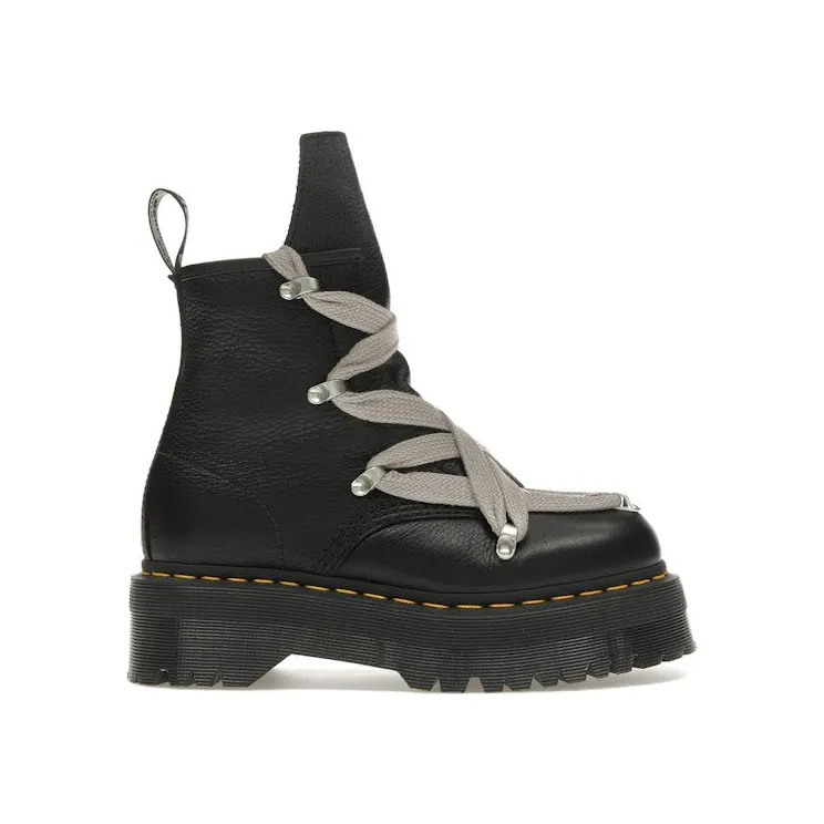 Dr. Martens 1460 Quad Leather Sole Pentagram Jumbo Lace Boot Rick Owens Black (DW02B3803 7001 09)