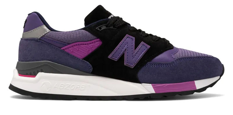 New Balance  998 Purple Black Purple/Grey (M998BLD)