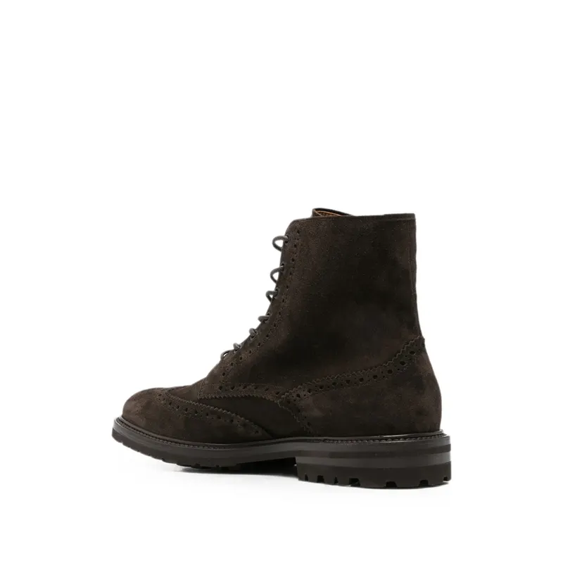 Henderson Baracco Brogue-detail Lace-up “Brown” (86505.S.0 MODIC)