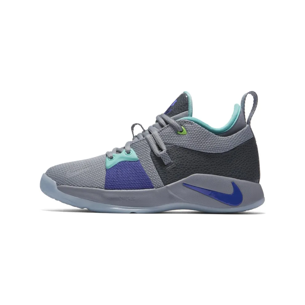 Nike PG 2 Pure Platinum (GS) Pure Platinum/Neo Turquoise-Wolf Grey (943820-002)