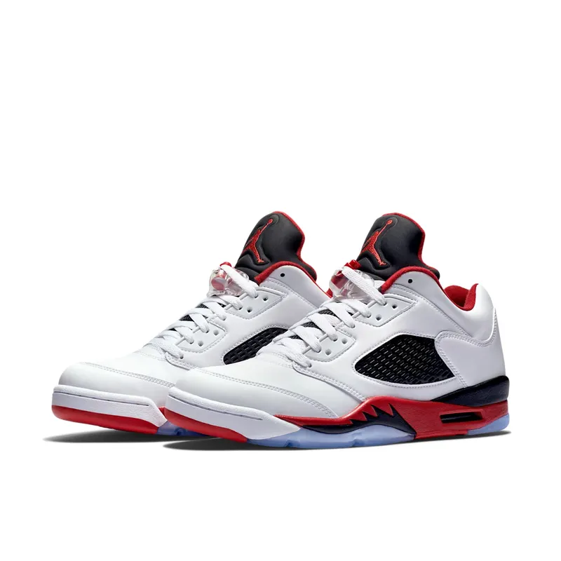 Air Jordan Nike AJ 5 V Retro Low Fire Red (819171-101)