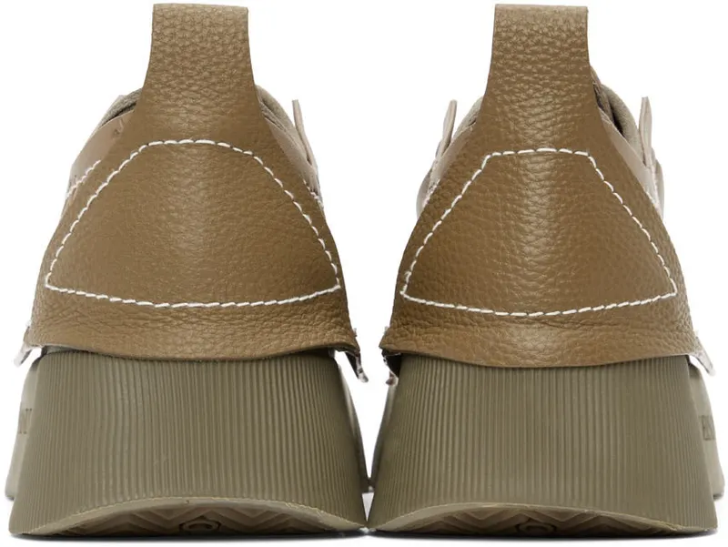 JW Anderson Khaki Logo Low (ANM38500A)