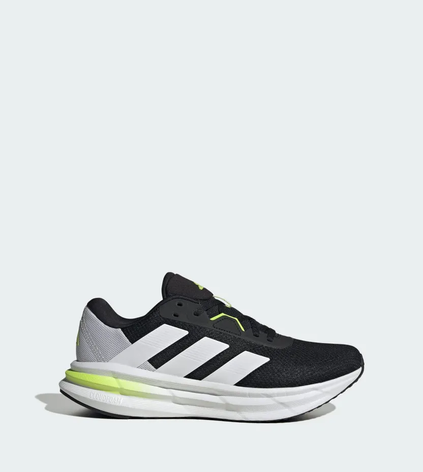 Adidas Galaxy 7 Hardloopschoenen Core Black / Cloud White / Solar Slime (KI9536)