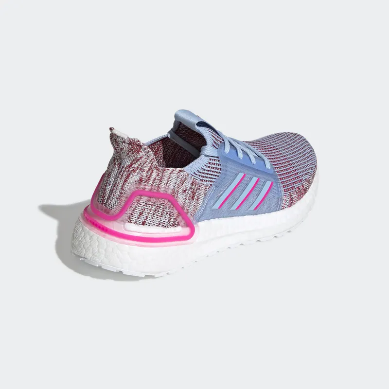 adidas Ultraboost 19 Glow Blue (GS) Glow Blue/Shock Pink/Active Maroon (EE6656)