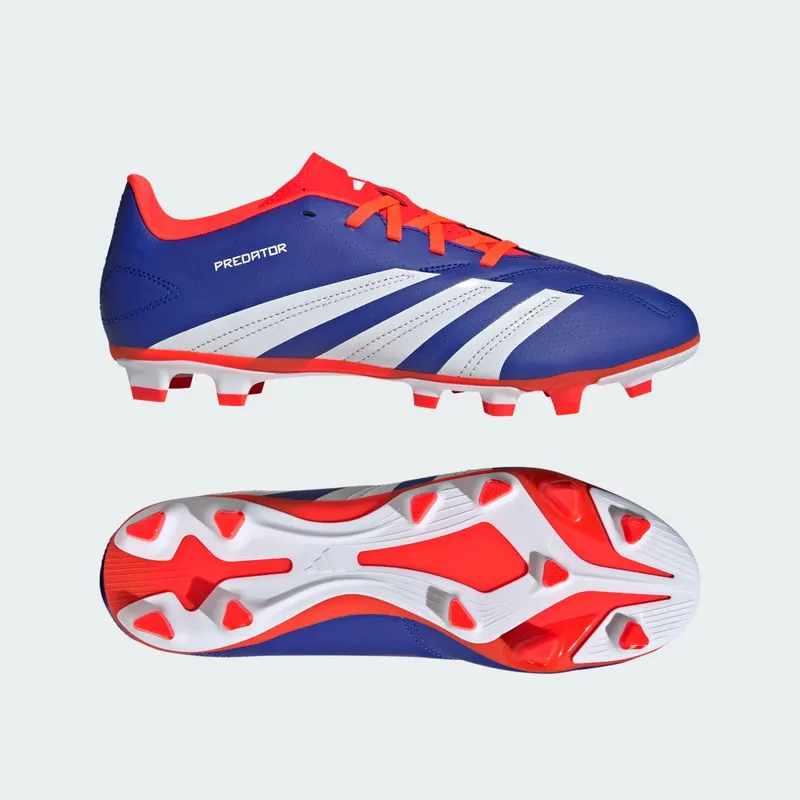 adidas Predator Club Flexible Ground Lucid Blue Cloud White Solar Red (IF6344)