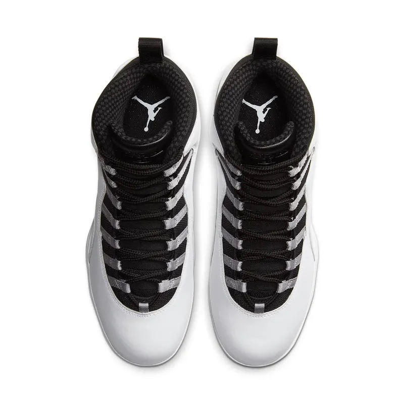 Jordan 10 TD Mid Steel Grey White/Light Steel Grey-Black (CQ2073-100)