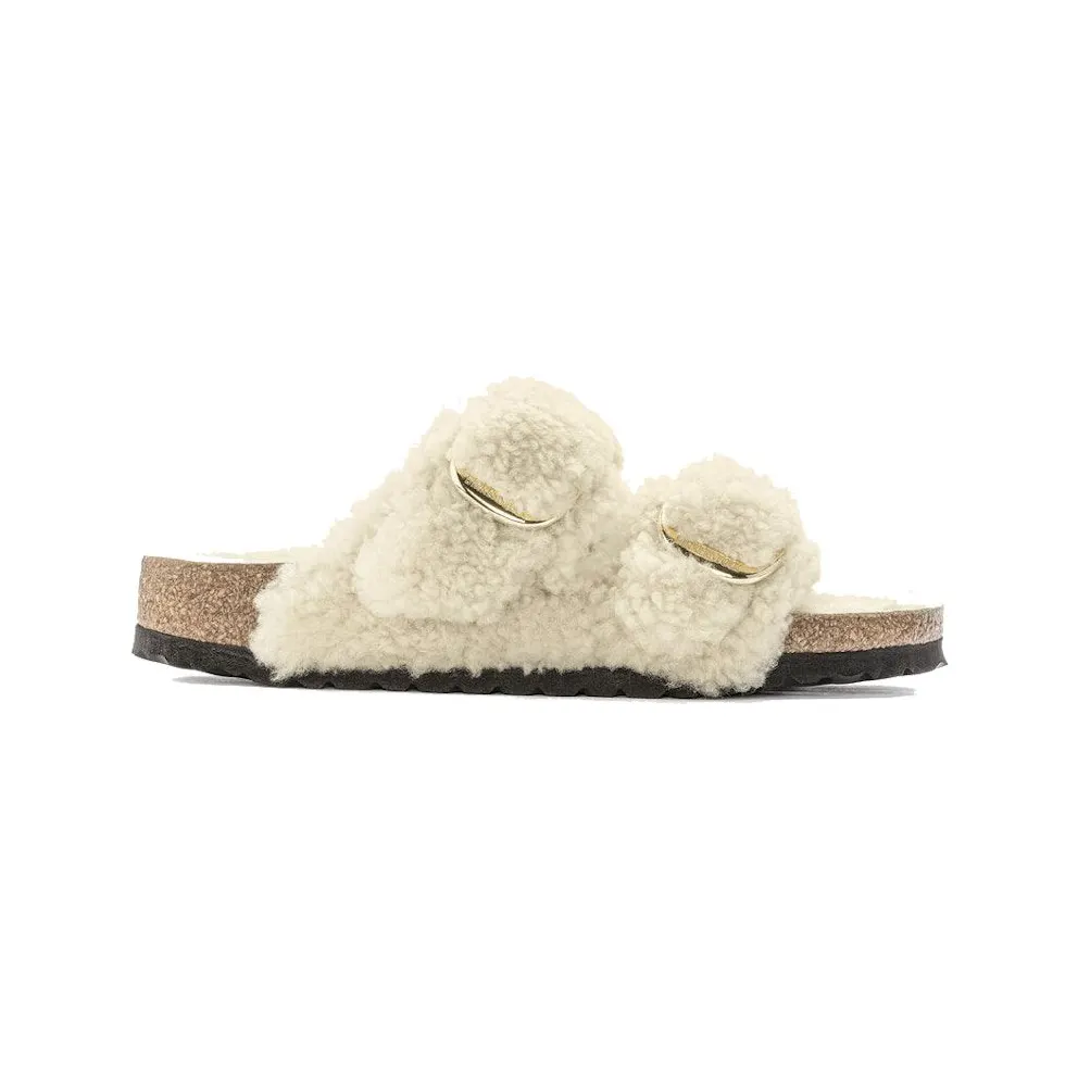 Birkenstock Arizona Big Buckle Teddy Eggshell (1023130)