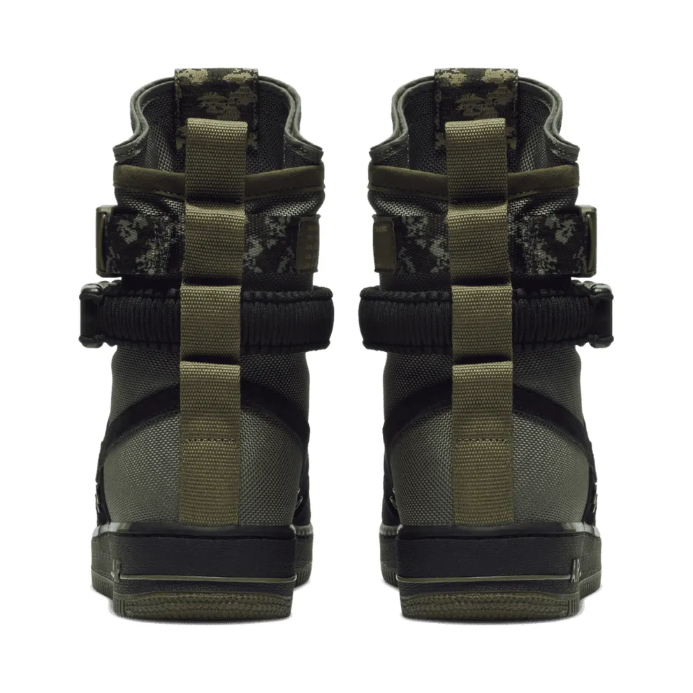Nike SF Air Force 1 High Camo Black/Medium Olive-Neutral Olive-Black (864024-004)