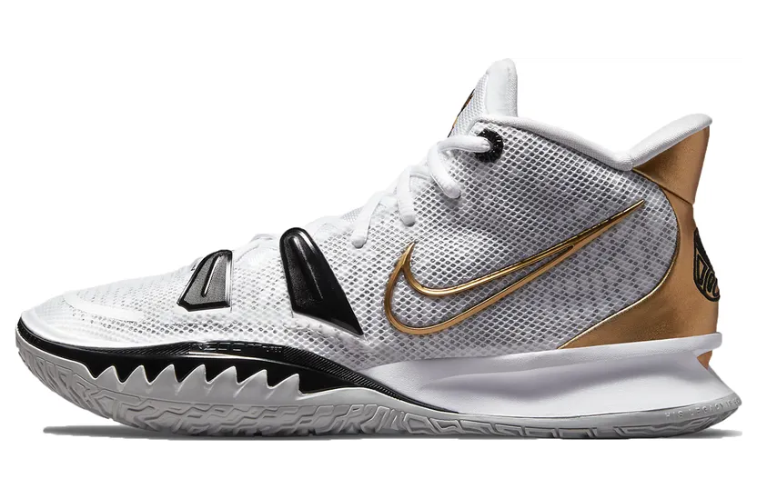Nike Kyrie 7 White Black Gold (CQ9326-101)