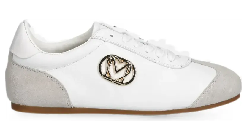 Love Moschino Suède met logo-plakkaat “White” (JA10121G1OIK1)