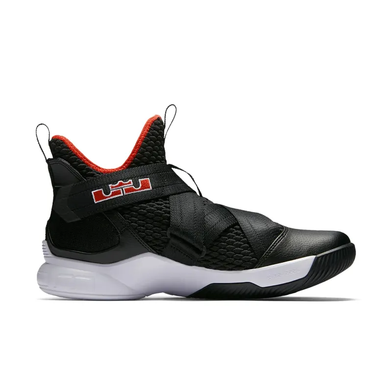 Nike LeBron Zoom Soldier 12 Bred Black/University Red-White (AO2609-001)