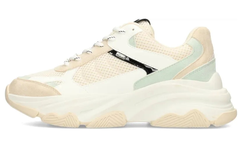 POSH by Poelman sneaker Crème / Mintgroen / Zwart / Offwhite (CGIGI11PSH2102)