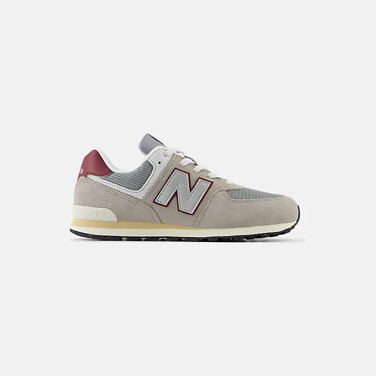 New Balance 574 Lace Arid Stone Monarch Burgundy (GC574SKB)