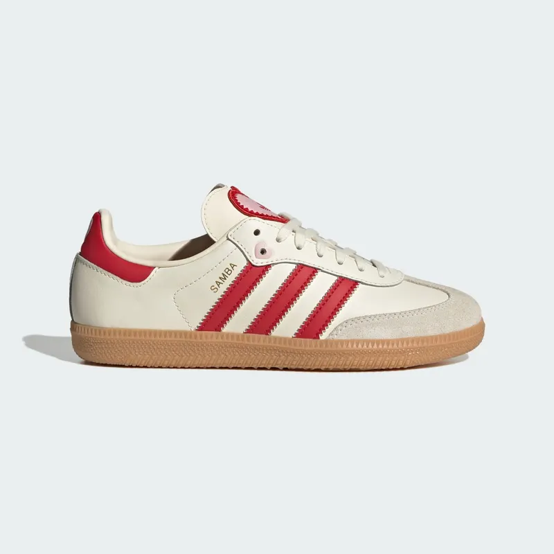Adidas SAMBA OG Cream White / Better Scarlet / Gum (KI6679)