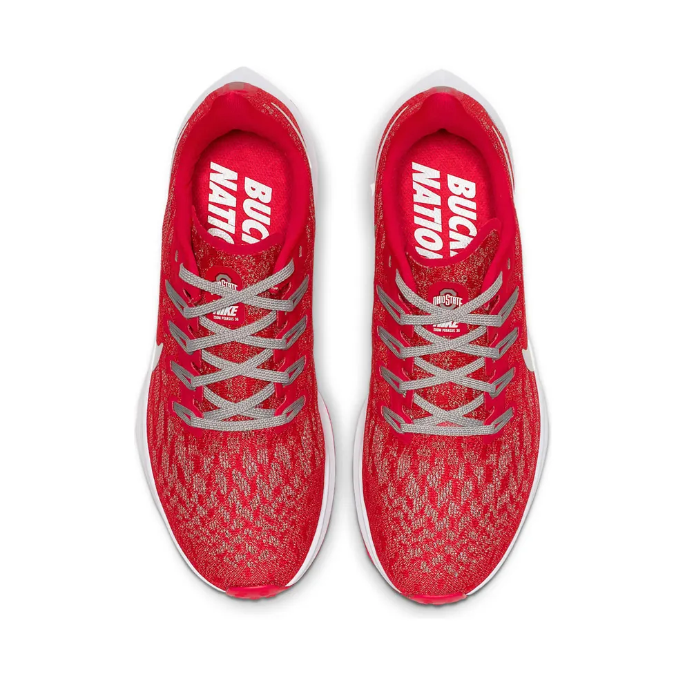 Nike Air Zoom Pegasus 36 Ohio State (W) University Red/Pewter Grey-Pewter Grey (CI2048-600)