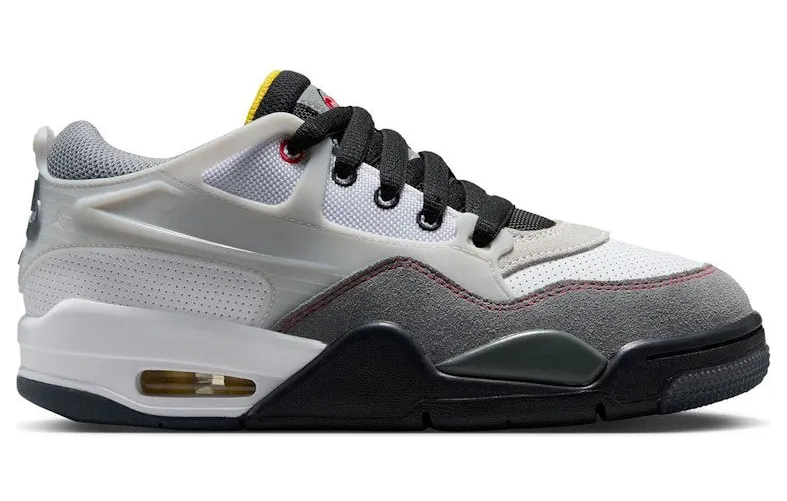 Jordan 4 RM Premium White Black Smoke Grey Fire Red (IB8051-100)