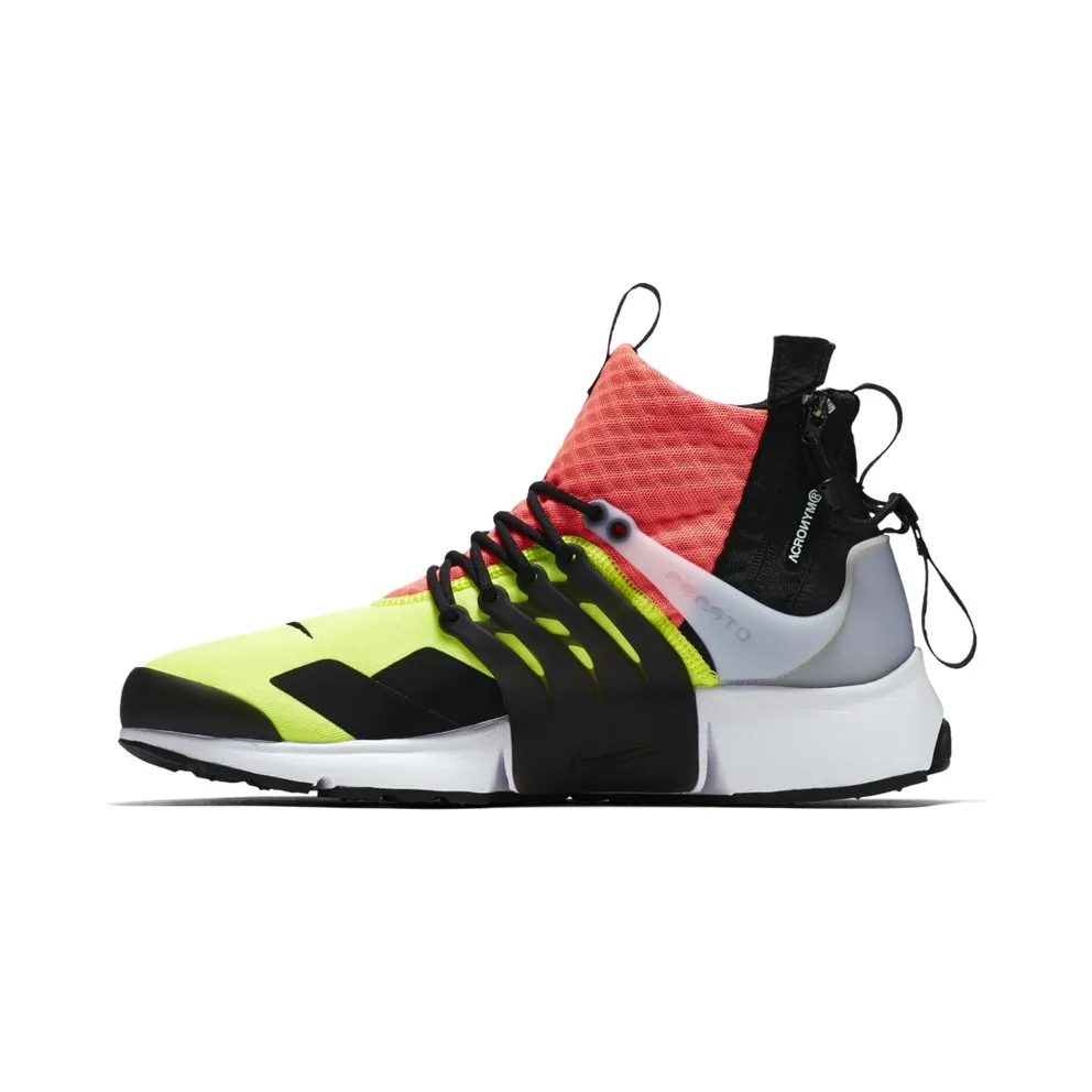 Nike Air Presto Acronym Volt White/Black-Hot Lava-Volt (844672-100)